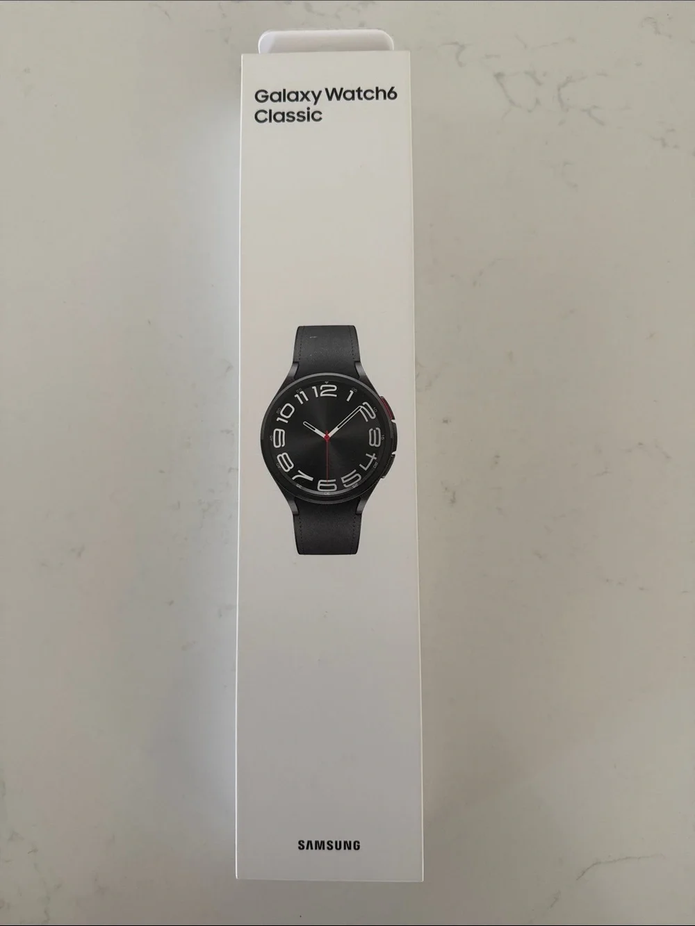 UNOPENED Samsung Galaxy Watch6 Classic - Black with Red Accent